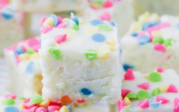 3 Ingredient Unicorn Fudge